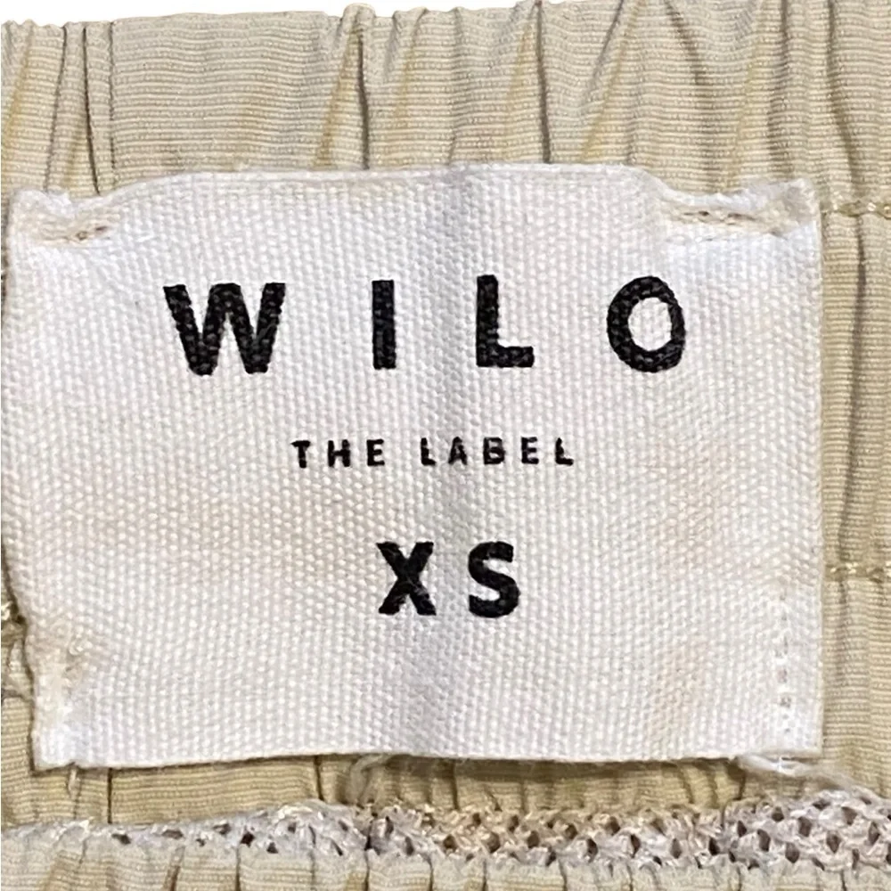 Wilo the Label Anthropologie Khaki Parachute Jogger Pants Women’s Size XS